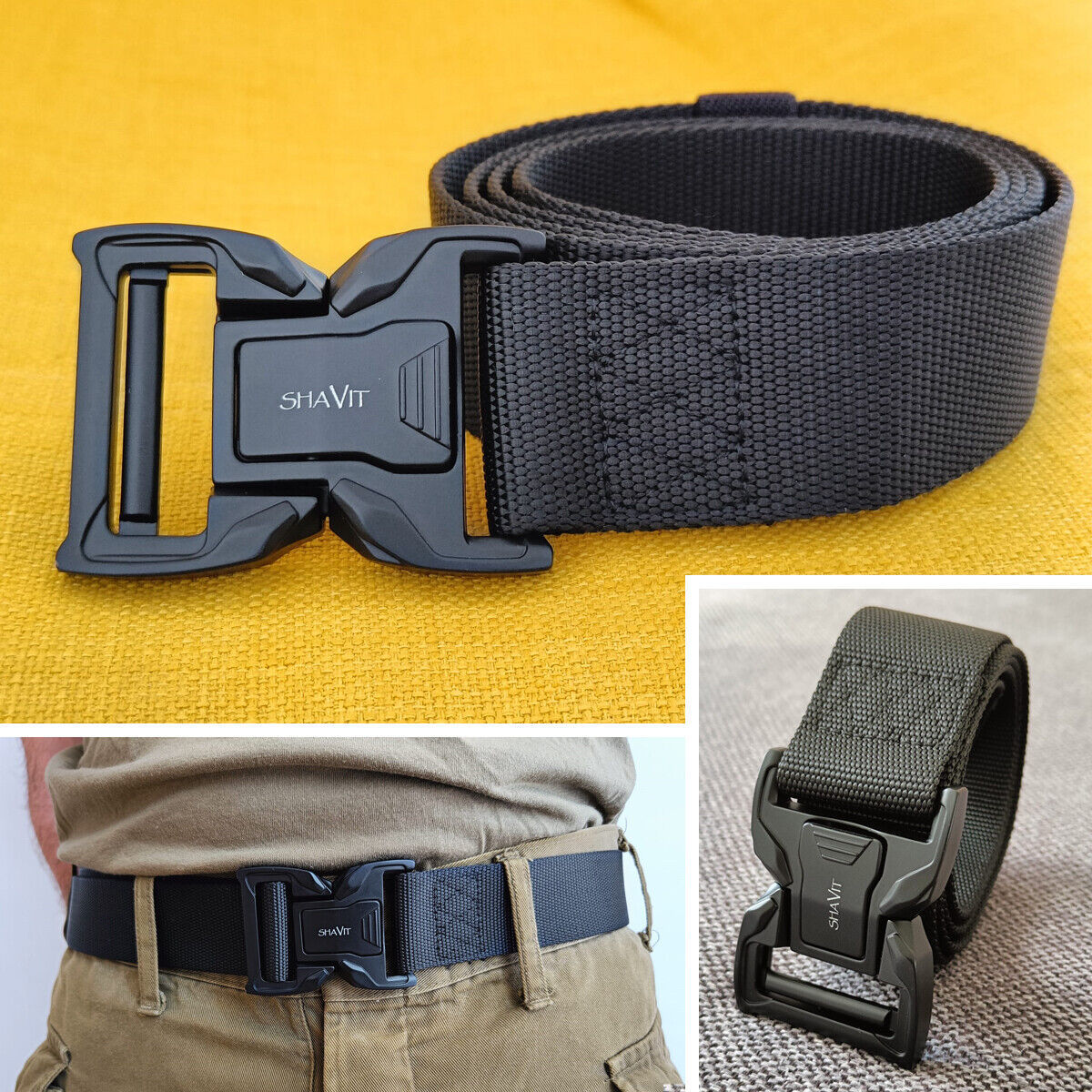 Men's Tactical Military Belt | Quick Button Release | Buckle Waistband Belts For MEN