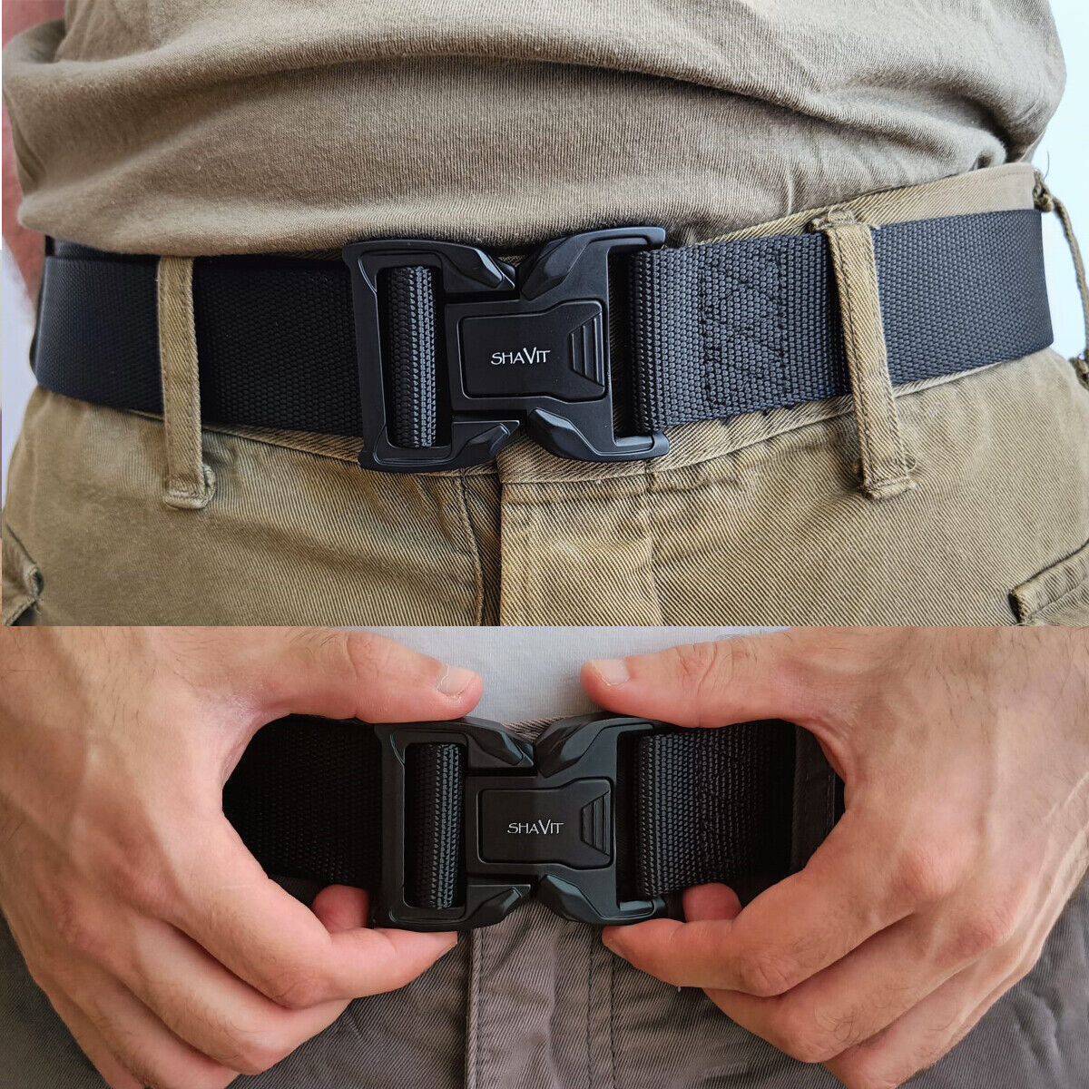 Men's Tactical Military Belt | Quick Button Release | Buckle Waistband Belts For MEN