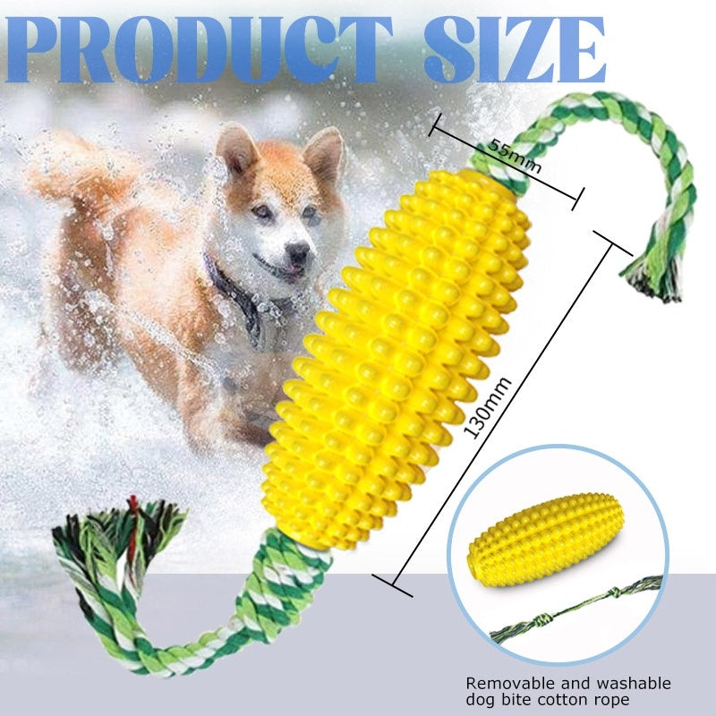 Puppy Toothbrush | Clean Teeth Interactive Corn Toys Dog Toys Aggressive Chewers Dog Chew Toys