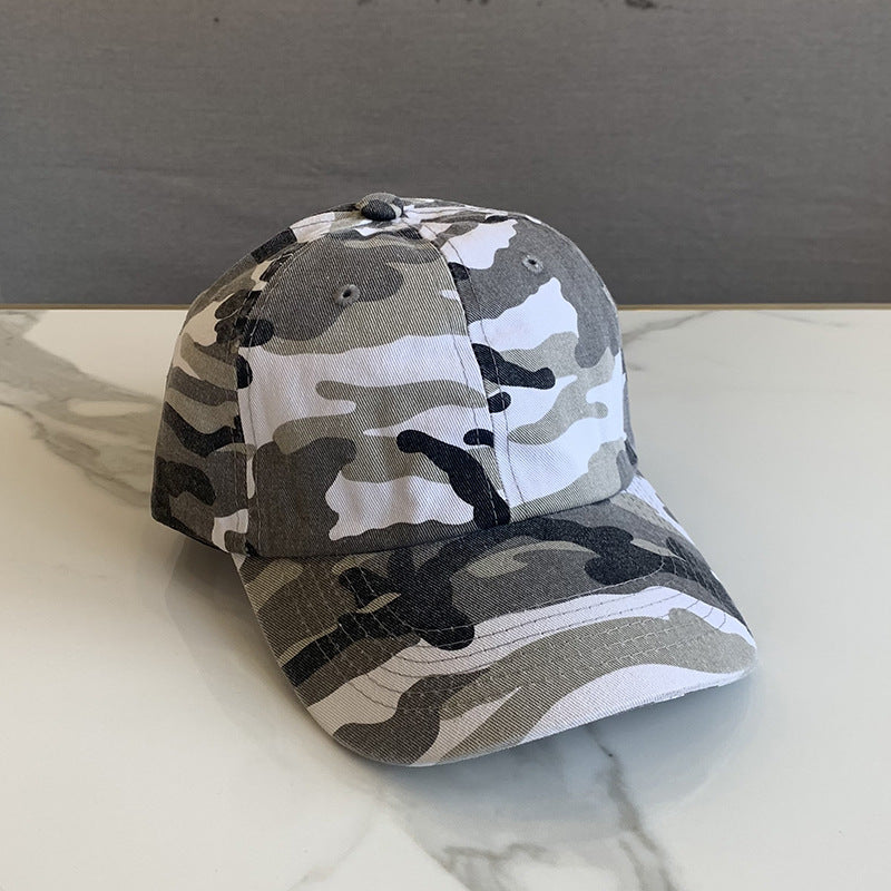 Camouflage Peaked Cap Cotton Versatile Casual